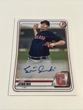 2020 Bowman Prospects Liam Jenkins Auto #PA-LJ Cleveland Guardians