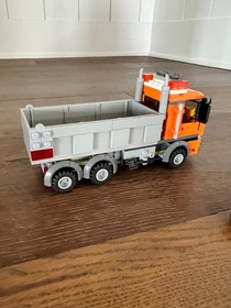 Lego City 4434 Orange Tipper Dump Truck Building Set Released 2012 222pcs
