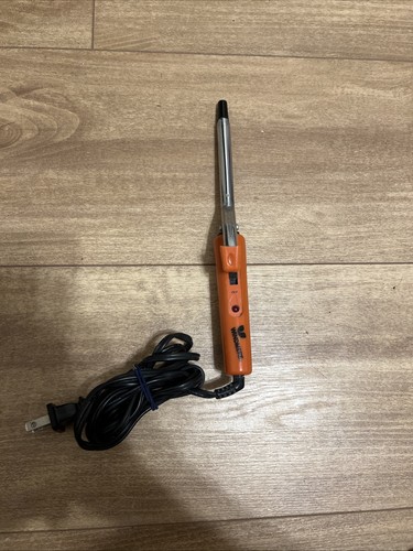 Vintage Orange Windmere Skinni-Mini 3/8" Micro Mini Curling Iron C-901 Works