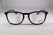 NEW Ray Ban RB7074 5364 Unisex Rubber BlackEyeglasses Frames Only 52 18 145