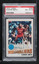 1977-78 Topps White Back Elmore Smith #106 PSA 8 0x5i