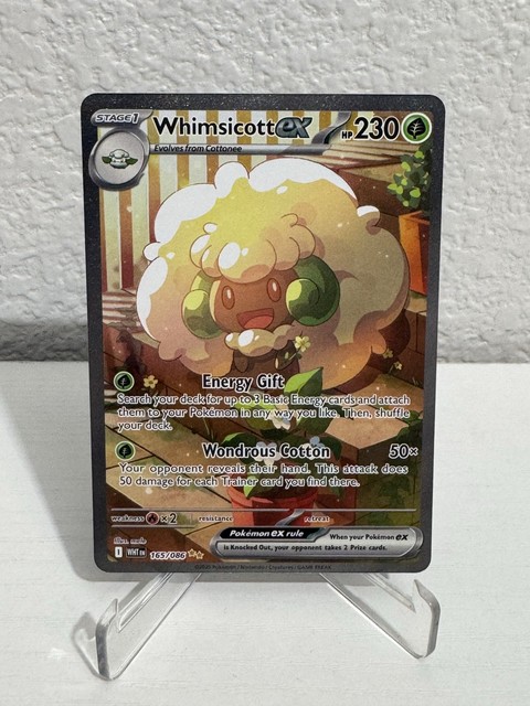 Whimsicott ex #165 (White Flare (2025))