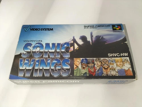 Video System Sonic Wings Super Famicom Software