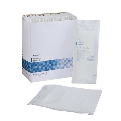 McKesson Abdominal ABD Pads Gauze Bandage Pads 8'' X 10'' Sterile 16-4254 360 Ct