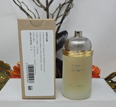 Pasha Cartier 3.4oz Eau de Toilette Woody Aromatic Tester for Men