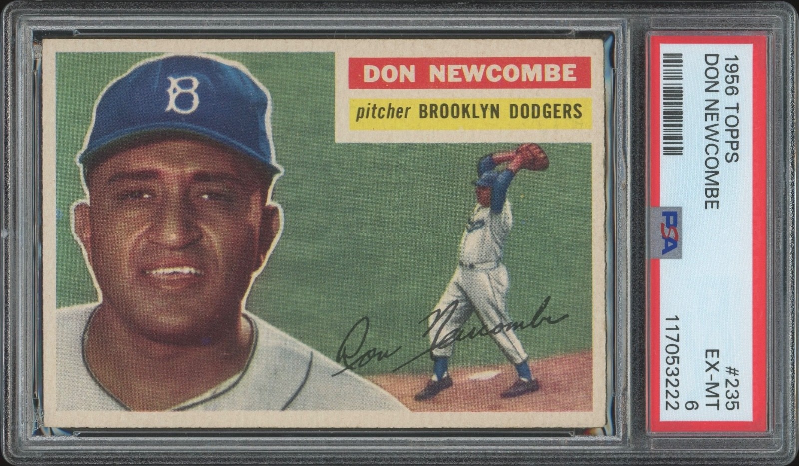 1956 Topps #235 Don Newcombe PSA 6