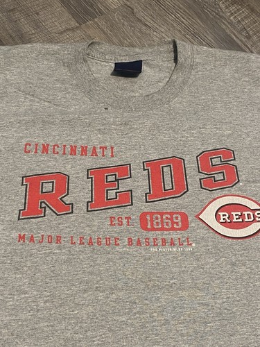 Camiseta De Colección 1999 Cincinnati Reds MLB Pro Player Manga Corta Talla Grande - Imagen 2 de 8