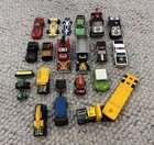 Vintage Toy 19 Mixed Lot Cars & Trucks Police Tonka Majorette Corgi Buddy Torco