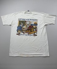 Vintage Jerzees Shirt Mens XL White Pure Coun...