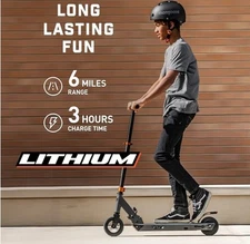 Mongoose React Electric Scooter Ages 13+ Max Speed 6-15 MPH 6 Mile RangeNEW ITEM