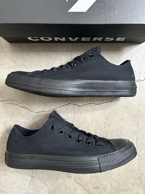 Converse Chuck Taylor All Star Low All Black Monochrome M5039 5.5 Men / 7.5 Lady