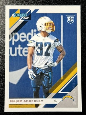 Nasir Adderley Rookie Los Angeles Chargers - 2019 Donruss #278 (RC)