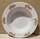 Vintage Frankoma Oklahoma USA Pottery SEAFARE White Terracotta 7 3/4" Bowl