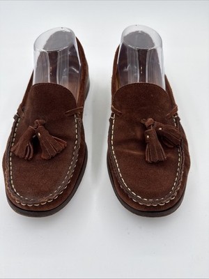 Men s Massimo Dutti Brown Suede Hassle Loafer Size 40 US 7-7.5