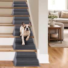6 PACK of 2-Step Modular Dog Ramp - Portable Non-Slip Stairs for Small Dogs