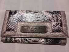 Sharif Anaconda Tears Wallet Printed Leather