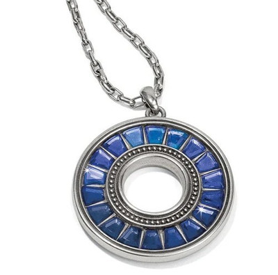 NWTag Brighton BELLISSIMA GEMS BLUES LARGE Crystal Necklace MSRP $158