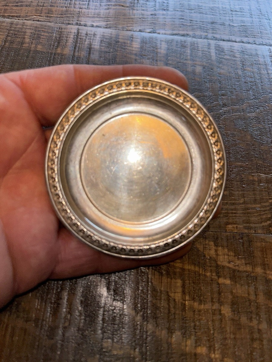 2) Rogers STERLING 4001 925 Sterling Silver Floral Pattern 3 1/8
