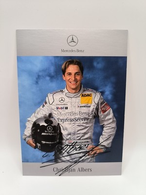 Original Autogrammkarte Christijan Albers Team AMG Mercedes - DTM 2003