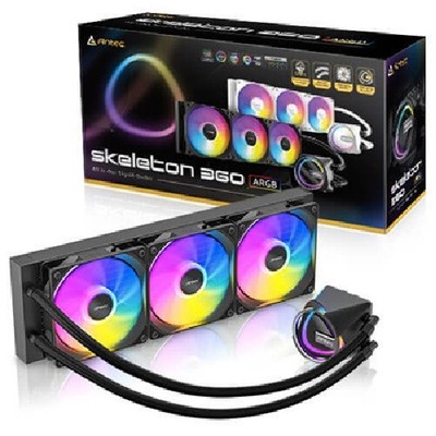 Antec Skeleton 360 ARGB, All-in-One Liquid Cooler, 360mm, PWM ARGB fans, 2000...