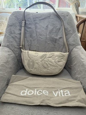 NEW Dolce vita White Small Crossbody W/ Dust bag