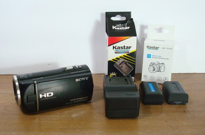 Sony Handycam HDR-CX290 Black Handheld Full HD Video Camcorder - Bundle Tested