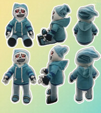 Undertale Sans Plush Custom Plushie Figure