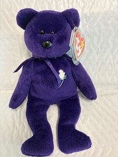 Ty Beanie Baby  Ty Princess Diana Bear 1997 1st Edition PVC Indonesia Canadian