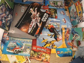 Massive Lot Lego Star Wars Power Miners Dino City Creator Atlantis Instructions