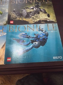 Lego Bionicle manuals x4, 8566, 8567, 8568, 8570, Nice shape!