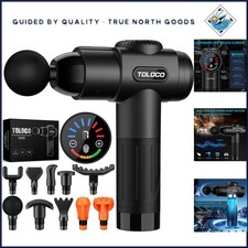 Portable Massage Gun for Quick Pain Relief, Deep Tissue Therapy  Rechargeable