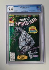 Web of Spider-Man #100 CGC 9.6 New Slab - 1st Spider-Armor Holo Grafx Foil Cover