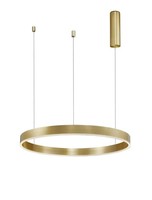 Nova Luce Motif Pendelleuchte Messing Gold HöHenverstellbar Dimmbar Cct