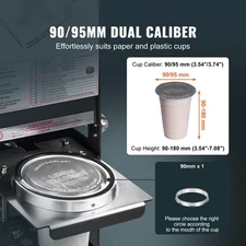 For Fully Automatic Cup Sealing Machine, 500-650 Cups/H, Cup Sealer Machine fo