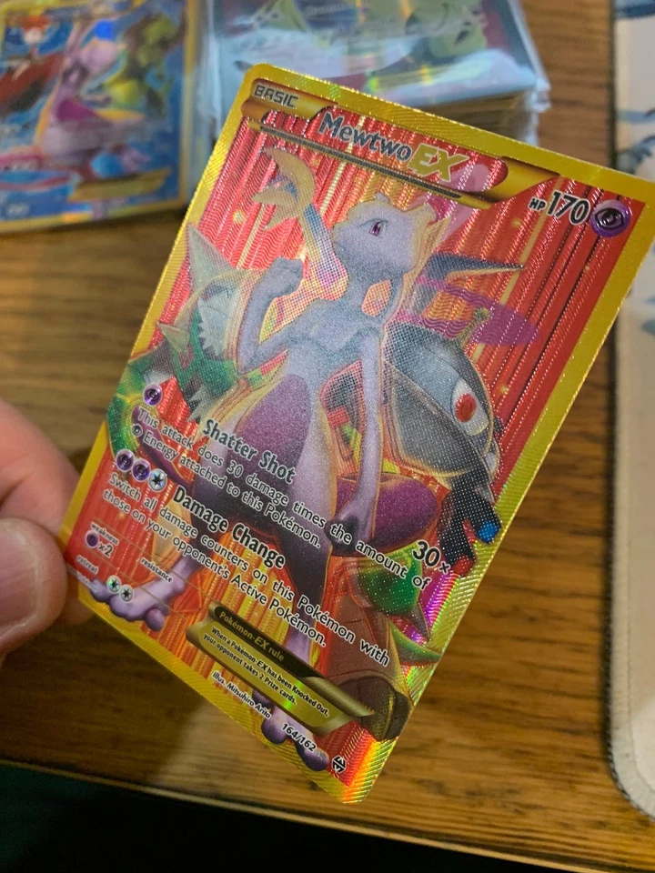 NM! Mewtwo EX (164/162) XY BREAKthrough Full Art Secret Rare Pokemon Card! - Image 4 of 4