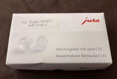 Jura austauschbarer Milchauslauf CX3 10er Pack