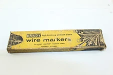 Vintage Brady Self Sticking Perma-Code Wire Markers On Dispenser Cards