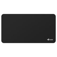 FLASLD Hearth Rugs for Fireplaces Fire 2' x 3'6" Rectangular , Black