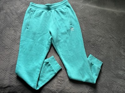 Adidas Originals Adicolor Essentials Trefoil Jogger Sz M Teal Unisex Sweatpants