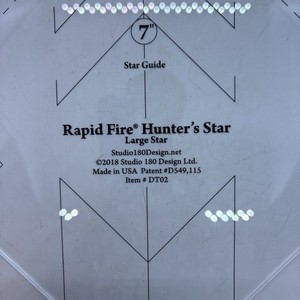 Studio 180 Rapid Fire Hunter’s Star Rulers | Large Template DT02