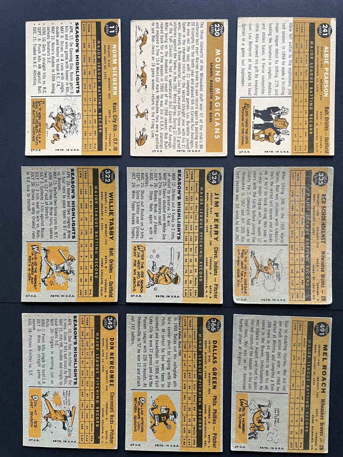 1960 Topps Baseball Cards - Complete Your Set - Pick From List -Condition Varies - Picture 2 of 54