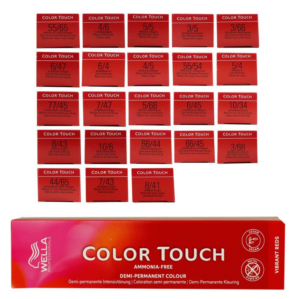 Wella Color Touch Vibrants Red 60 ml - verschiedene Nuancen