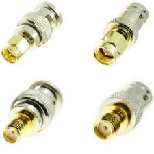 1X SMA to BNC Connectors Male Female Plug Jack RF Coax Coaxial Adapter Converter