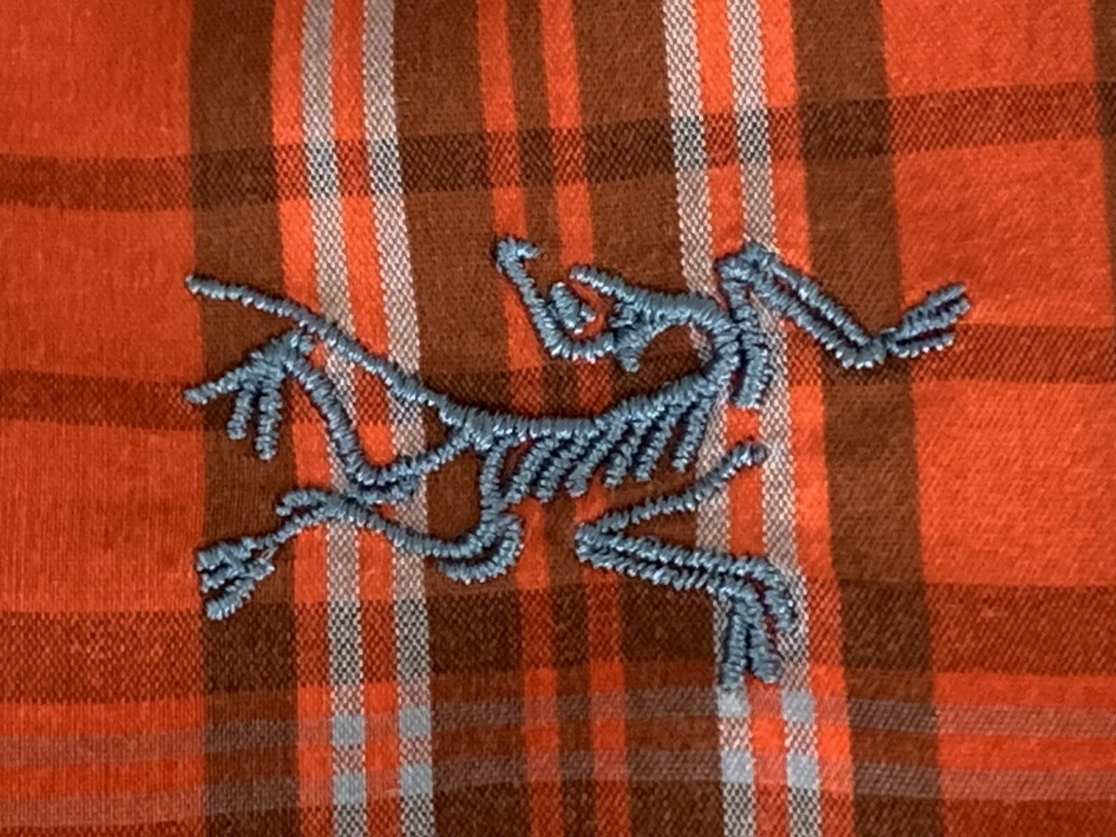 Camicia uomo media Arc'teryx Brohm camicia a quadri manica corta rossa multicolore