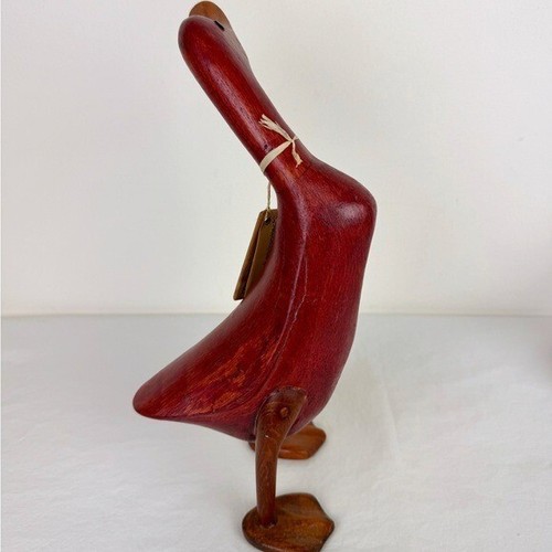 DCUK Vintage rote Holzenten 2er Set - Bild 9 von 14