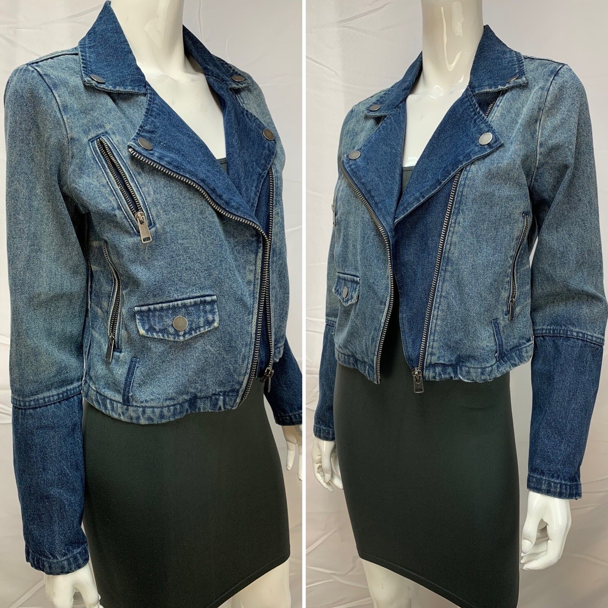 新品未使用OVER SIZE DENIM JACKET WITH CULOTTE 美品】OVER SIZE DENIM JACKET WITH CULOTTE