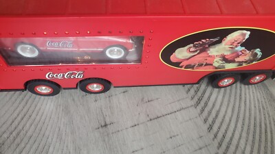 Coca Cola Semi Truck/Tractor Trailer Christmas Santa Pack 1999