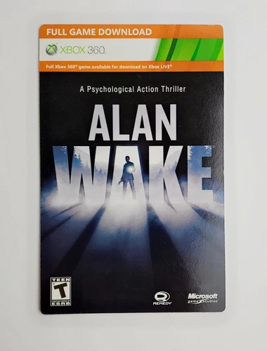 Alan Wake (Microsoft Xbox 360, 2010) FULL GAME DOWNLOAD.