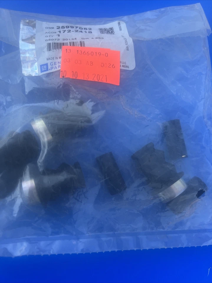 Kit de buje guía pinza freno disco piezas originales GM 172-2418 Foto 2 de 3