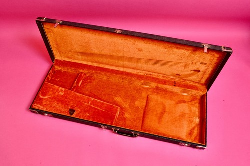 Vintage 1967 - 1972 Fender Stratocaster / Telecaster Hard Case "Tail" Logo Tele - Picture 1 of 14